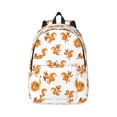 thumbnail image 1 of Xecao Squirrel Playing for Canvas College Laptop Backpack, Durable Rucksack Travel Notebook Bag School Backpack Book Bag for Men Women, 1 of 1