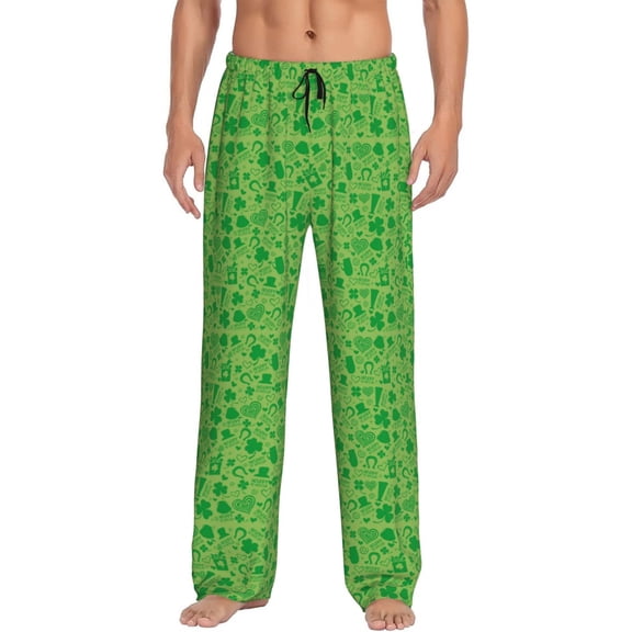 Xecao St Patrick's Day Men's Straight Lounge Pajama Pants: The Ultimate in Comfortable Sleepwear