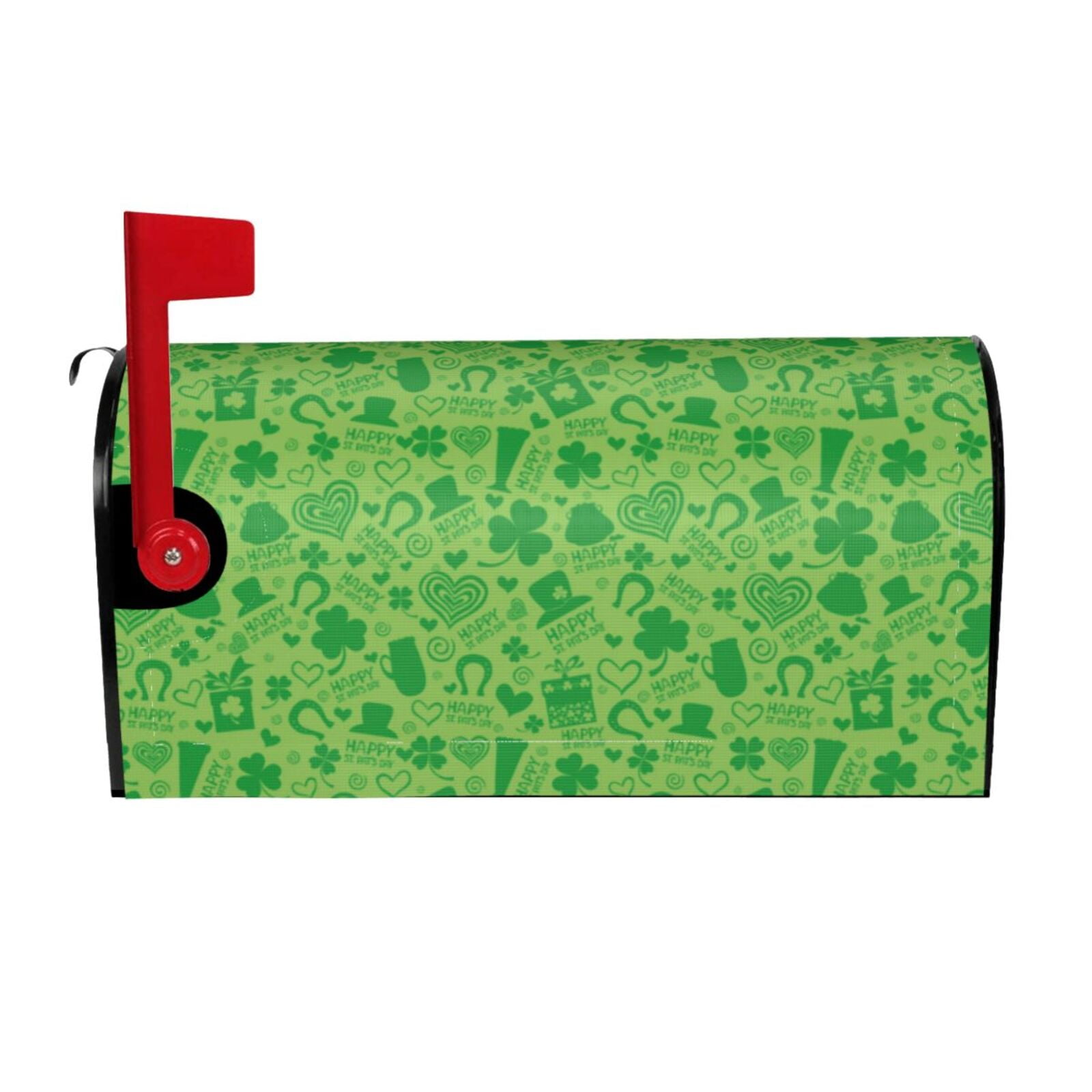 Xecao St Patrick's Day for Mailbox Cover with Magnetic Strips, Waterproof and Sunscreen, Adds a Decorative Touch to Your Garden Yard.