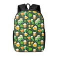 thumbnail image 1 of Xecao St Patrick's Day10 print Travel Backpack, Large Computer Backpack for Men Women, College School Rucksack Book Bag, 1 of 5