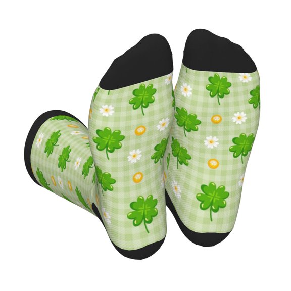 Xecao St Patrick's Day11 Print Crew Socks for Men and Women, Men's Soft Moisture-wicking Sock