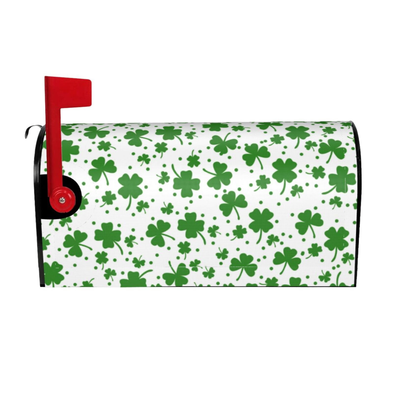Xecao St Patrick's Day4 for Mailbox Cover with Magnetic Strips, Waterproof and Sunscreen, Adds a Decorative Touch to Your Garden Yard.