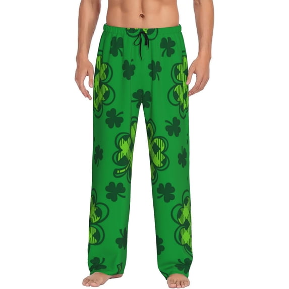 Xecao St Patrick's Day5 Men's Straight Lounge Pajama Pants: The Ultimate in Comfortable Sleepwear