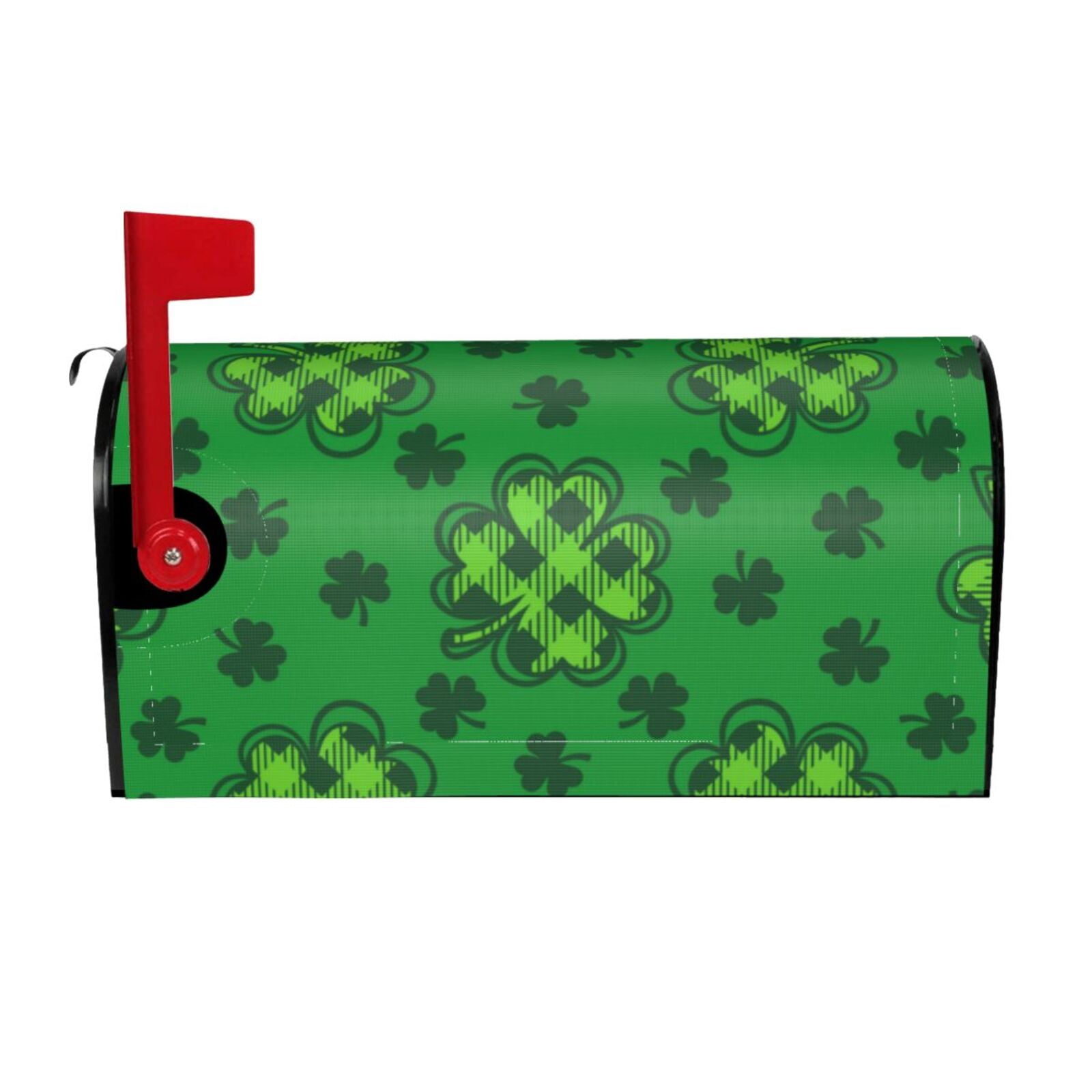 Xecao St Patrick's Day5 for Mailbox Cover with Magnetic Strips, Waterproof and Sunscreen, Adds a Decorative Touch to Your Garden Yard.