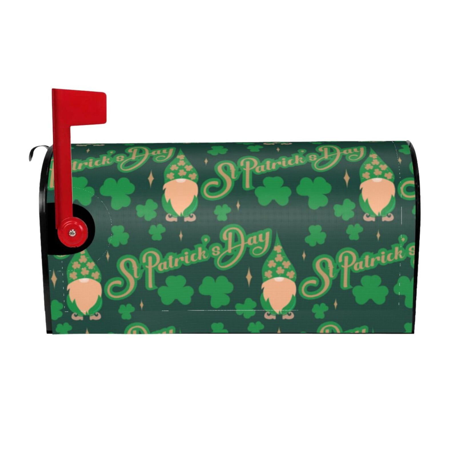Xecao St Patrick's Day9 for Mailbox Cover with Magnetic Strips, Waterproof and Sunscreen, Adds a Decorative Touch to Your Garden Yard.