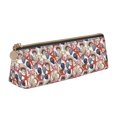 thumbnail image 1 of Xecao Starfish Shell Print Leather Pencil Case -Stationery Bag Pen Holder for Work & Office, 1 of 5