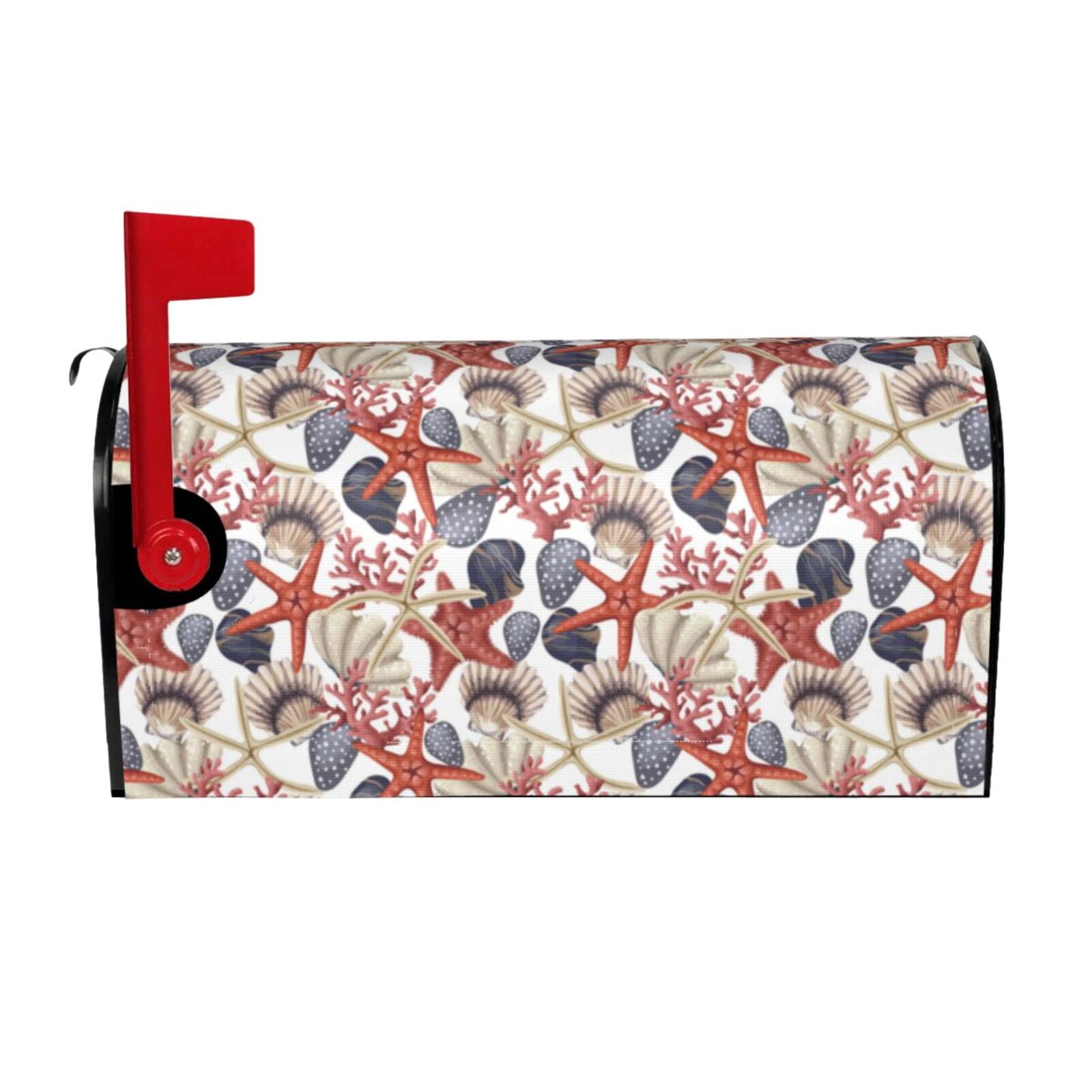 Xecao Starfish Shell for Mailbox Cover with Magnetic Strips, Waterproof ...