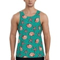 thumbnail image 1 of Xecao Starfish and Shell Men's Tank Top Workout Quick Dry Sleeveless Gym Jogging Muscle Shirts Summer Swim Beach Tops, 1 of 9
