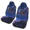 Xecao Starry Sky Wall Flying Tiger Print Car Seat Cover in That Fits