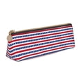 thumbnail image 1 of Xecao Stars And Stripes Print Leather Pencil Case -Stationery Bag Pen Holder for Work & Office, 1 of 1