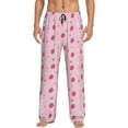 thumbnail image 1 of Xecao Strawberries Men's Straight Lounge Pajama Pants: The Ultimate in Comfortable Sleepwear, 1 of 9