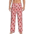 thumbnail image 1 of Xecao Strawberries Men's Straight Lounge Pajama Pants: The Ultimate in Comfortable Sleepwear, 1 of 9