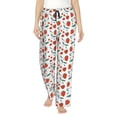 thumbnail image 1 of Xecao Strawberries Women's Straight Lounge Pajama Pants: The Epitome of Relaxed Sleepwear, 1 of 9