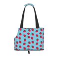 thumbnail image 1 of Xecao Strawberries for Cat Carrier Small Dog Handbag: The Ideal Travel Companion for Your Pet, 1 of 8
