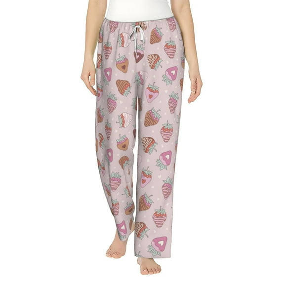 Xecao Strawberry Cake Women's Straight Lounge Pajama Pants: The Epitome of Relaxed Sleepwear