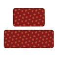 thumbnail image 1 of Xecao Strawberry Patten Kitchen Rugs and Mats Sets,2 Pieces Non-Slip Washable Rugs, Kitchen Mat for Floor,Suit for Kitchen Decor and Accessories, 1 of 6
