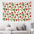 thumbnail image 1 of Xecao Strawberry Print Tapestry, Wall Hanging Room Funny Decor, Backdrop Room Decor for Bedroom Living Room dormitory, 1 of 8