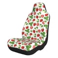 thumbnail image 1 of Xecao Strawberry for Automotive Seat Covers for Cars Trucks and SUVs – Gray Car Seat Covers for Front Seats, Truck Seat Protectors-1, 1 of 9