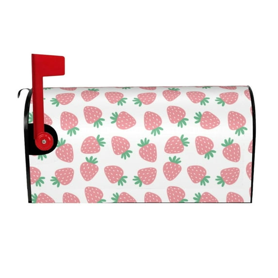 Xecao Strawberry for Mailbox Cover with Magnetic Strips, Waterproof and Sunscreen, Adds a Decorative Touch to Your Garden Yard.