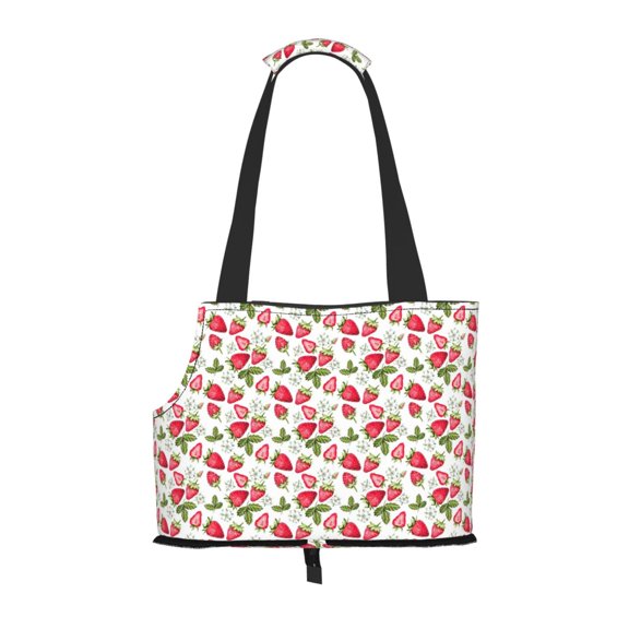 Xecao Strawberry1 for Cat Carrier Small Dog Handbag: The Ideal Travel Companion for Your Pet