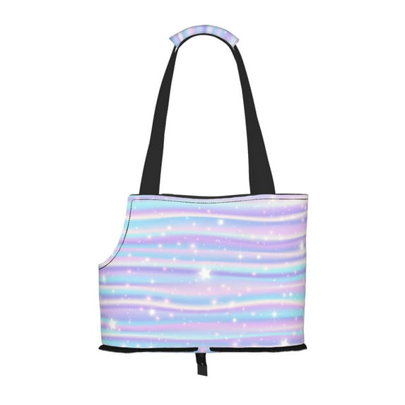 Xecao Striped Gradient for Cat Carrier Small Dog Handbag: The Ideal Travel Companion for Your Pet