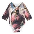 thumbnail image 1 of Xecao Stylish Kangaroo In Suit Print Baby unisex-baby Cotton Long-sleeve Bodysuits-3 Months, 1 of 6