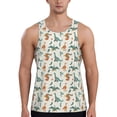 thumbnail image 1 of Xecao Summer Dinosaur Men's Tank Top Workout Quick Dry Sleeveless Gym Jogging Muscle Shirts Summer Swim Beach Tops, 1 of 9