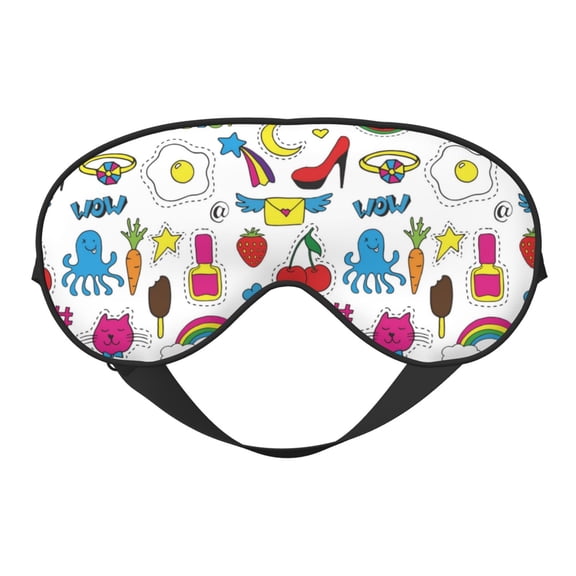 Xecao Summer for Soft Fluffy Sleeping Blindfold, Nap eye cover tailored for the utmost comfort for girls, women, kids, and adults.