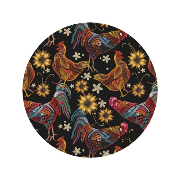 Xecao Sunflower Rooster for Fridge Magnets - Fun Decorative Refrigerator Magnets, Cute and Soft for Stylish Kitchen Accents