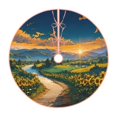 thumbnail image 1 of Xecao Sunflowers At Sunset Pattern Christmas Tree Skirt Round Xmas Tree Mat Base Cover for Holiday Home Decorations-30", 1 of 1