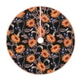 thumbnail image 1 of Xecao Sunflowers Pattern Christmas Tree Skirt Round Xmas Tree Mat Base Cover for Holiday Home Decorations-36", 1 of 6