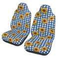 thumbnail image 1 of Xecao Sunflowers Print Car Seat Cover in That Fits Most Cars, Vans, SUVs, and Trucks., 1 of 7