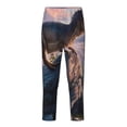 thumbnail image 1 of Xecao Sunset Cliff Dinosaur Print Teenagers' Pajama Pants Long Sleep Pants Soft Elastic Waist Pajama Bottoms Elastic waist with 2 Pockets 5-16 Years-Medium, 1 of 6