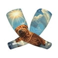 thumbnail image 1 of Xecao Sunshine Cloud Bulldog Print Cooling Arm Sleeves, UPF 50 UV Sun Protection Sports Compression ,Tattoo Cover Up ,Sports Sleeve for Basketball Golf Football, 1 of 7