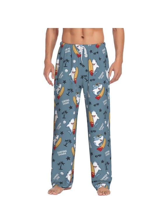 Surf Shark Men's Straight Lounge Pajama Pants: The Ultimate in Comfortable Sleepwear