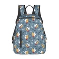 thumbnail image 1 of Xecao Surf Shark print Backpack For women men Aesthetic Lightweight Travel Daypack Simple Cute Backpack For Bookbag, 1 of 5