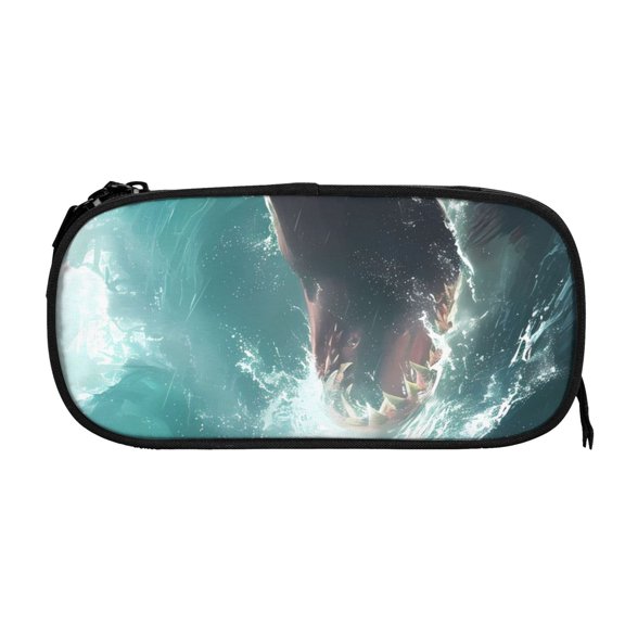 Xecao Surfing Shark print Fanny Pack Belt Bag for Women and Men, Fashionable Waterproof Waist Pack with Adjustable Strap for Traveling, Hiking, Jogging, Cycling