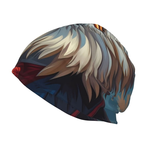Xecao Surreal Bald Eagle Gentleman Print Knit Hat,Winter Beanie for Men Women, Beanie Soft Warm Ski Stocking Cuffed Cap