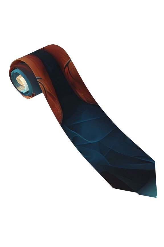 Surreal Body Art Print Tie For Men Necktie Woven Jacquard Neck Ties,Classic Men's Tie