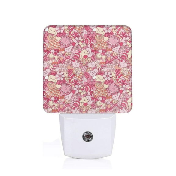 Xecao Sweet for Night Light - a Wall-mounted LED Fixture with A Dusk-to-dawn Sensor, Ideal for Bedrooms, Bathrooms, Hallways, and Kitchens-EU