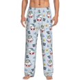 thumbnail image 1 of Xecao Swimming Shark Men's Straight Lounge Pajama Pants: The Ultimate in Comfortable Sleepwear, 1 of 9