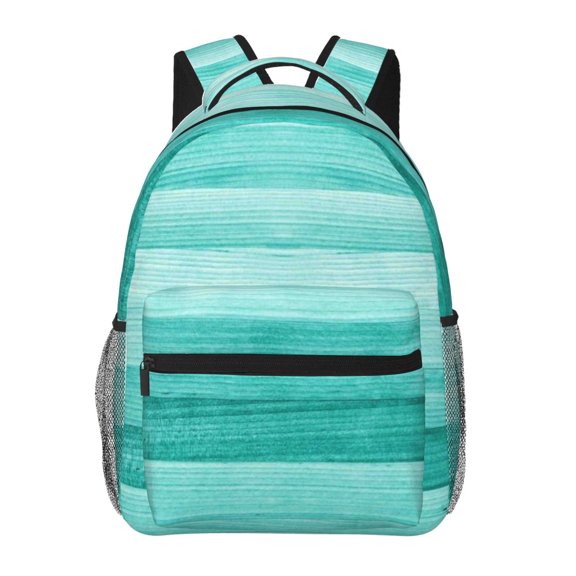 Xecao Teal Turquoise Backpack, a stylish and functional choice for both men and women, is the perfect basic bookbag for college, work, or travel