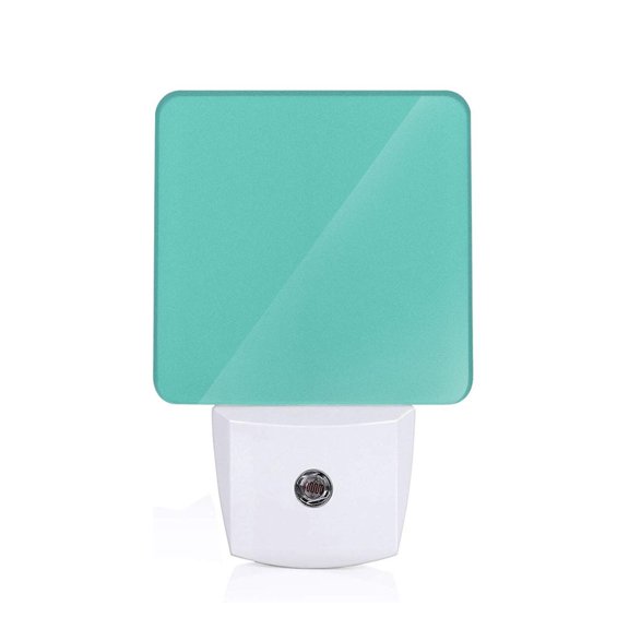 Xecao Teal Turquoise for Night Light - a Wall-mounted LED Fixture with A Dusk-to-dawn Sensor, Ideal for Bedrooms, Bathrooms, Hallways, and Kitchens-US