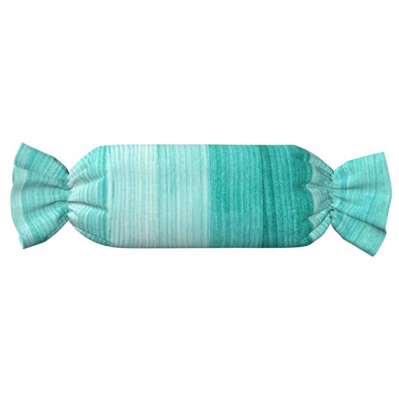 Xecao Teal Turquoise Print+Candy-Inspired Plush Pillow for Men Women Suitable for Beds, Sofas, Game Rooms Drawstring Closure