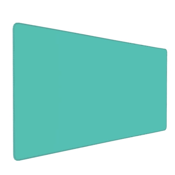 Xecao Teal Turquoise Print Large Mouse Pad, 16x35.5in Mousepad, Professional Non-Slip Rubber Base Big Mouse Pad, Mouse Pad for Gaming & Office Full Desk Mouse Pad