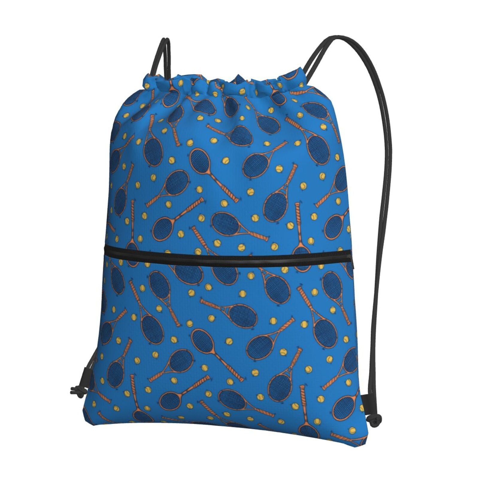 Xecao Tennis Rackets 1 for Drawstring Bags,Pull String Backpack Bags,String Bag Sackpack