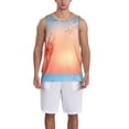 thumbnail image 1 of Xecao The Sunset of Dandelion print basketball shirt for both men and women, a unisex basketball jersey perfect for theme parties-Medium, 1 of 6