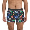 thumbnail image 1 of Xecao The Underwater World Print Men's Underwear Boxer Briefs Pack - Your ComfortSoft, Moisture-Wicking, and Breathable Choice for Men's Underwear-XX-Large, 1 of 5