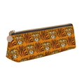 thumbnail image 1 of Xecao Tiger Print Leather Pencil Case -Stationery Bag Pen Holder for Work & Office, 1 of 5