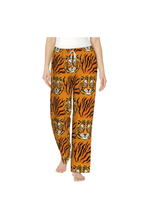 Tiger Women's Straight Lounge Pajama Pants: The Epitome of Relaxed Sleepwear